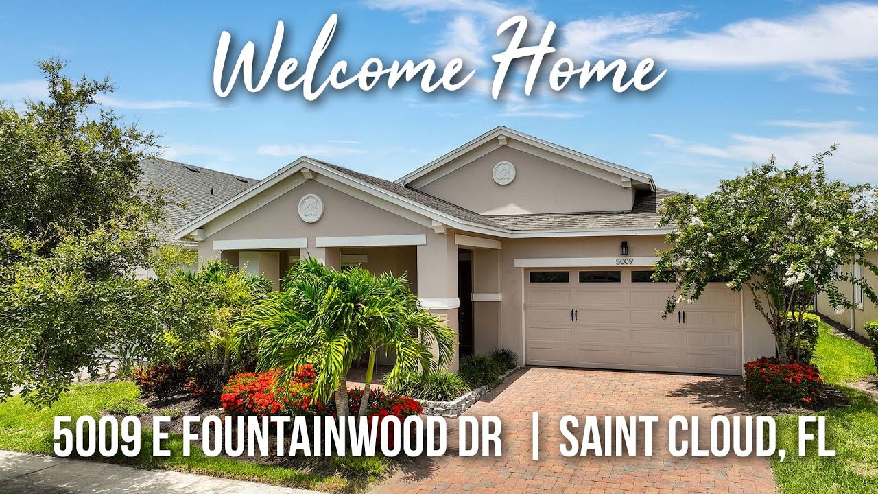 Homes For Sale in Saint Cloud FL: Home for sale at 5009 E Fountainwood Drive Saint Cloud, FL 34772