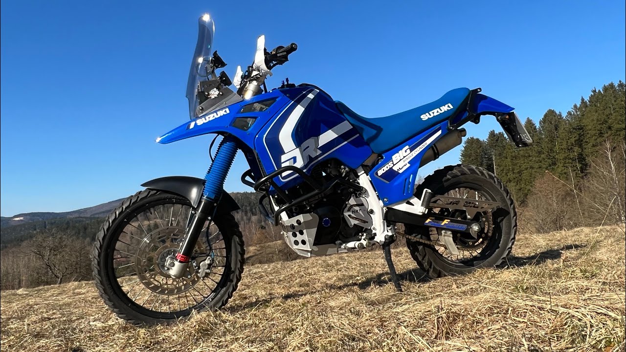 The BLUE RALLYE DUCK - DR BIG 800 SR42 for TET AND RALLYE