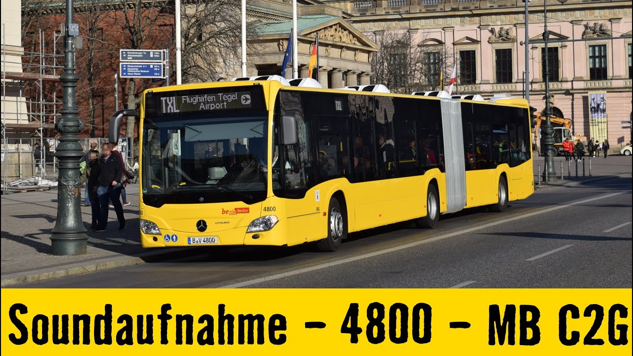 [Sound] | Mercedes-Benz Citaro 2 G GN18 #4800​ | Aussetzfahrt | BVG | Kickdown