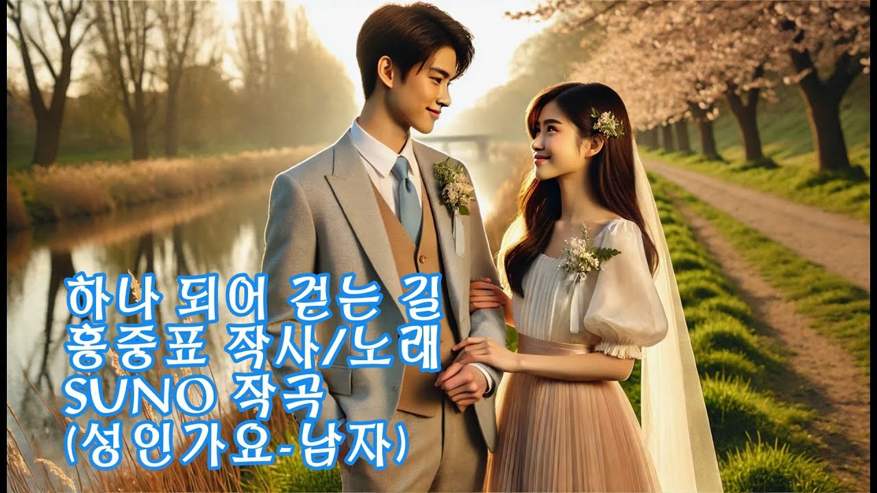 하나 되어 걷는 길 - 홍중표 작사 노래/ SUNO 작곡 (성인가요 - 남자)