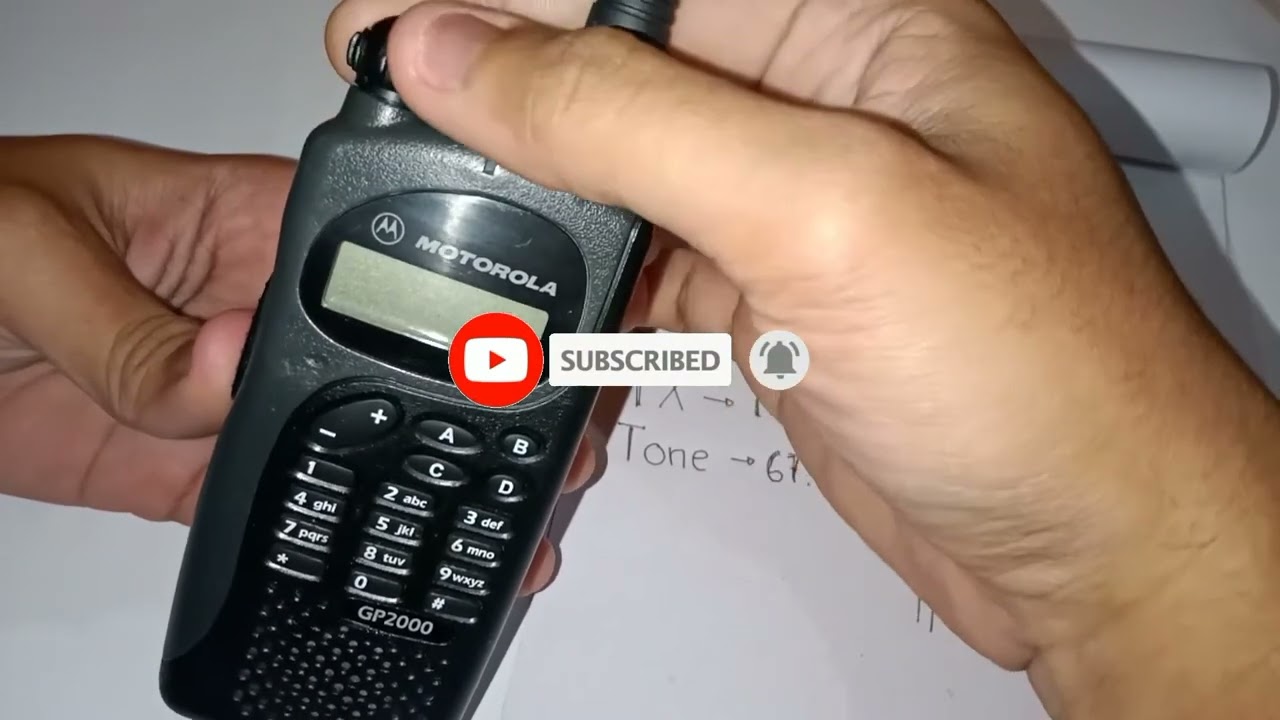 CARA SETTING MANUAL MOTOROLA GP2000: Frekuensi Direct & Repeater (RPU)