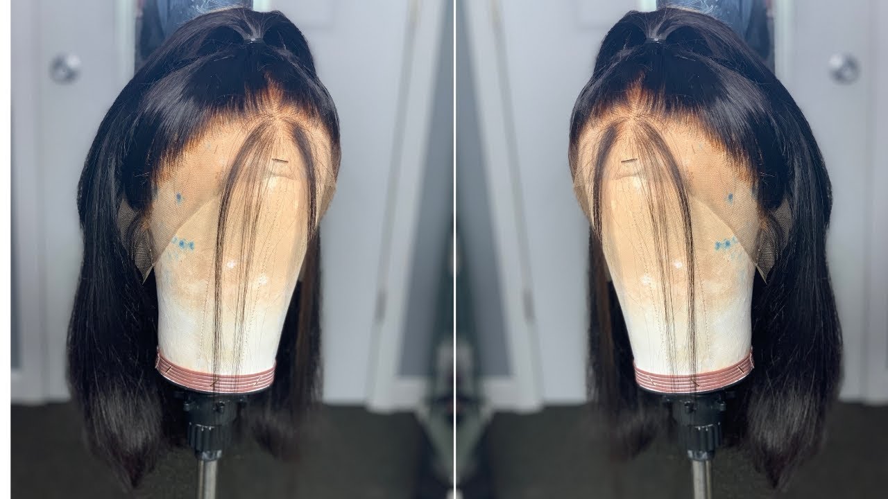 HALF UP HALF DOWN ON FRONTAL WIG | FT CELIE HAIR