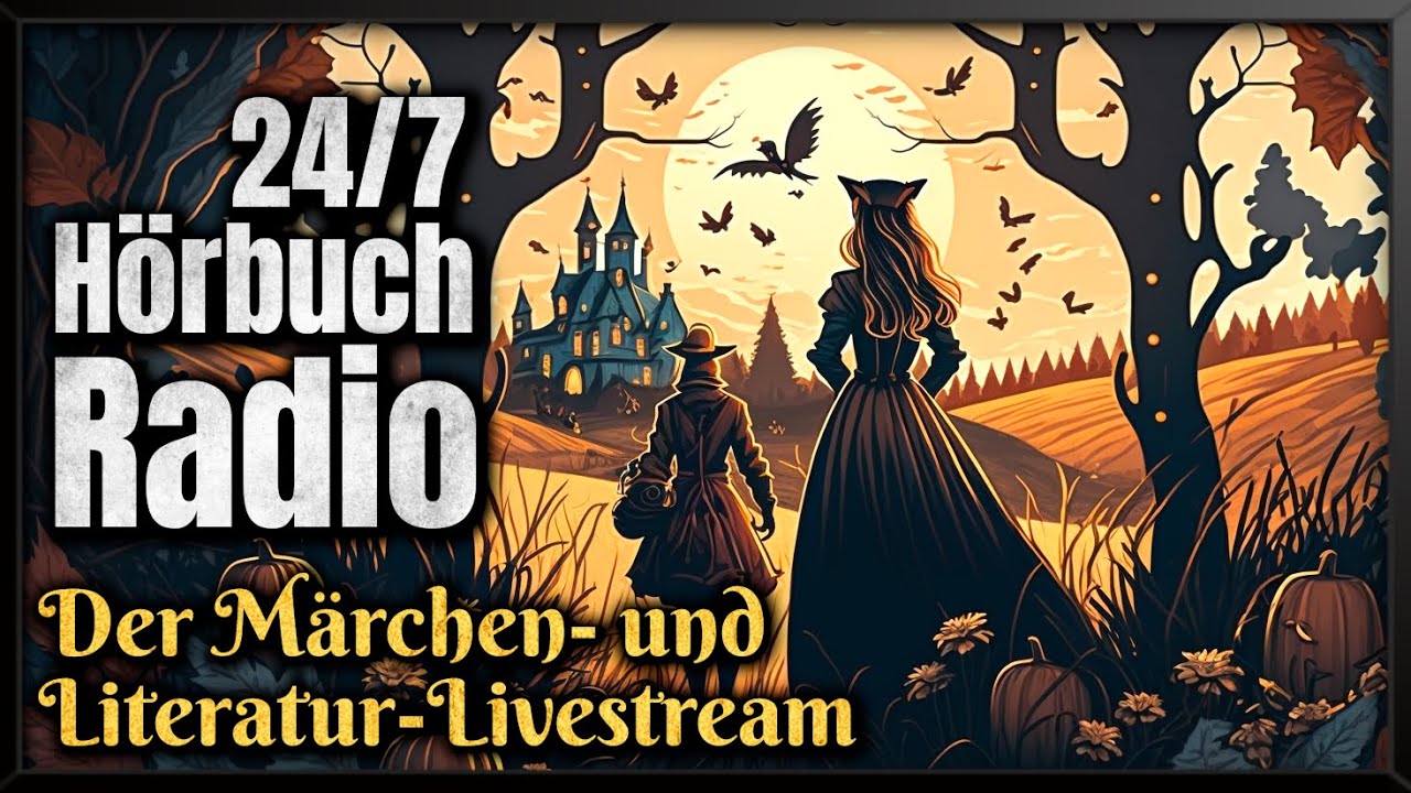 24/7 Hörbuch Radio: Der Märchen & Literatur-Livestream auf deutsch