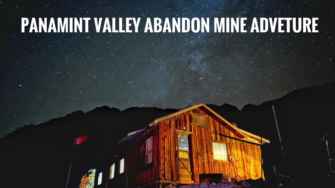 Abandon Miners Cabin Homestead with Starlink Satellite - Overlanding Nadeau Road in Panamint Valley