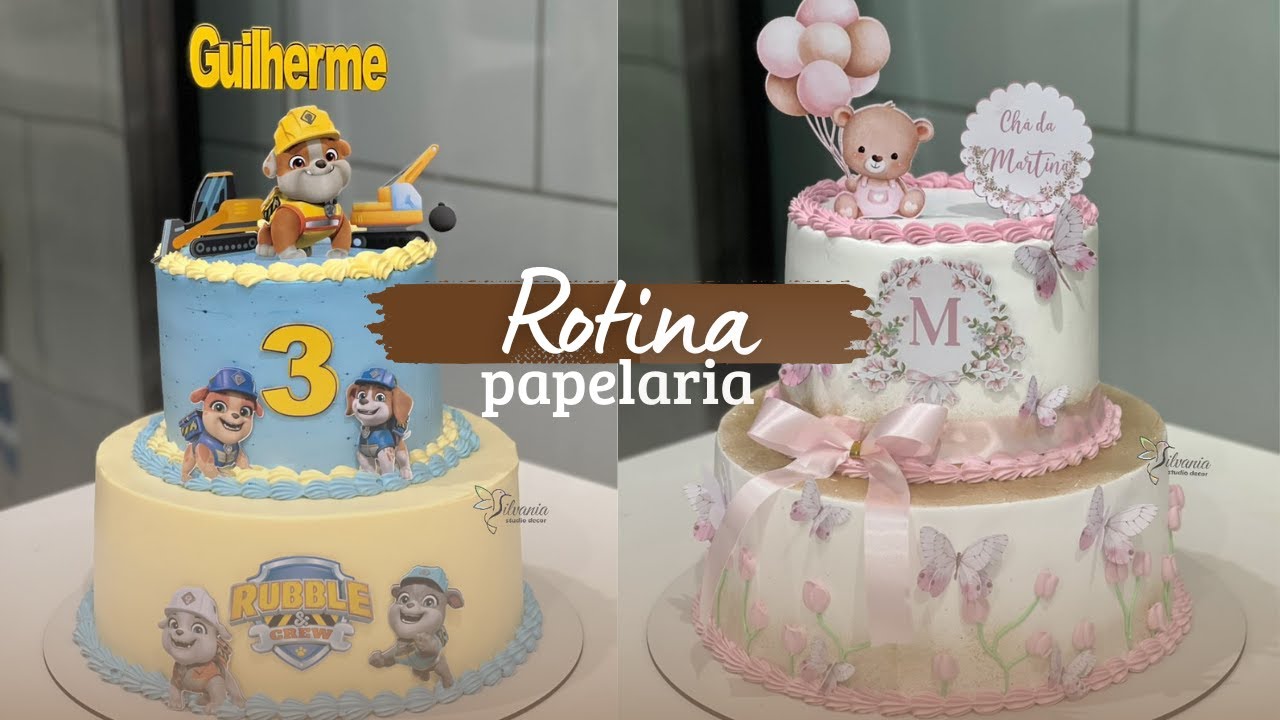 Montando topo de bolo | Rotina de encomenda | Arquivo grátis