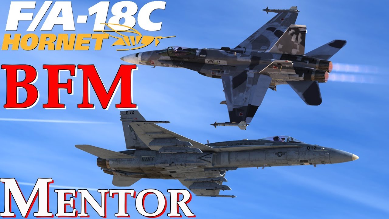 DCS: F/A-18C Hornet Basic Fighter Maneuvers Mentoring!