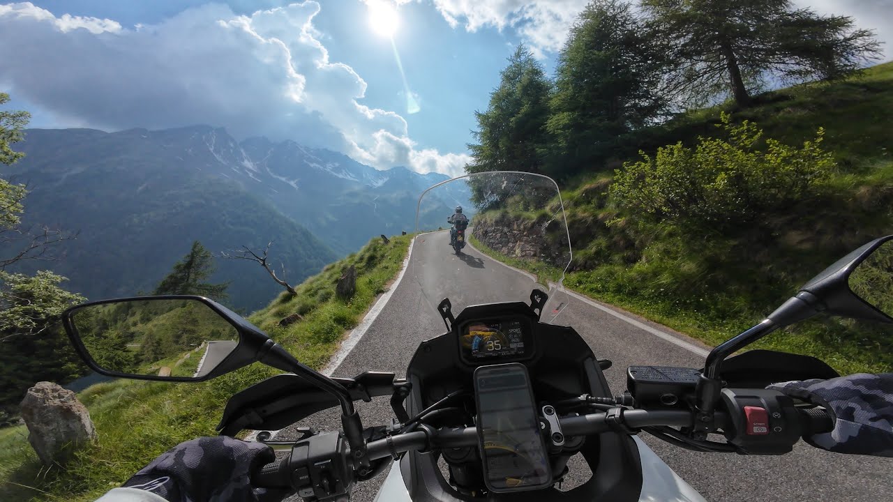 Epic Gavia Pass Adventure: Stunning Italian Alps | Honda Transalp 750 | RAW SOUND