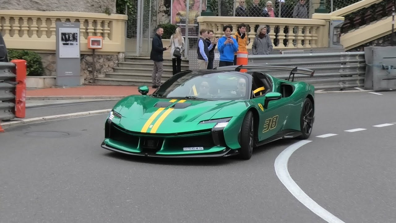 Supercars in Monaco! 2025 Part 3 - Pagani Utopia, SF90XX, SVJ, TDF..