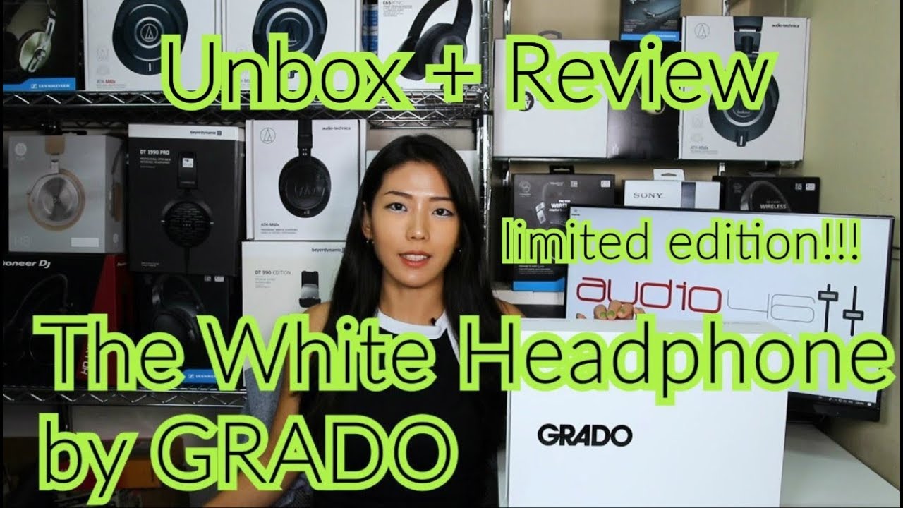 Grado White Headphone Review + Unboxing