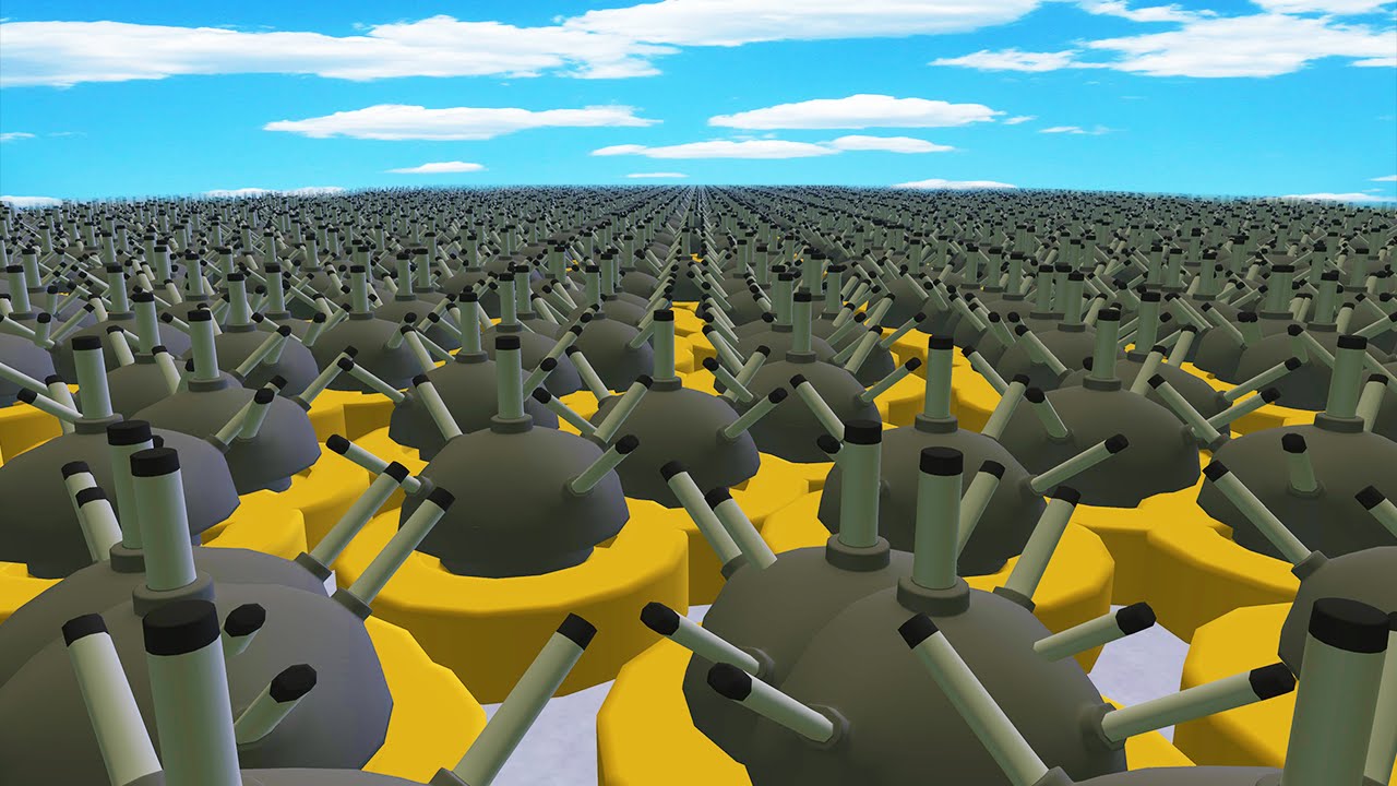 WORLD'S BIGGEST MINEFIELD! (Turbo Dismount #8)