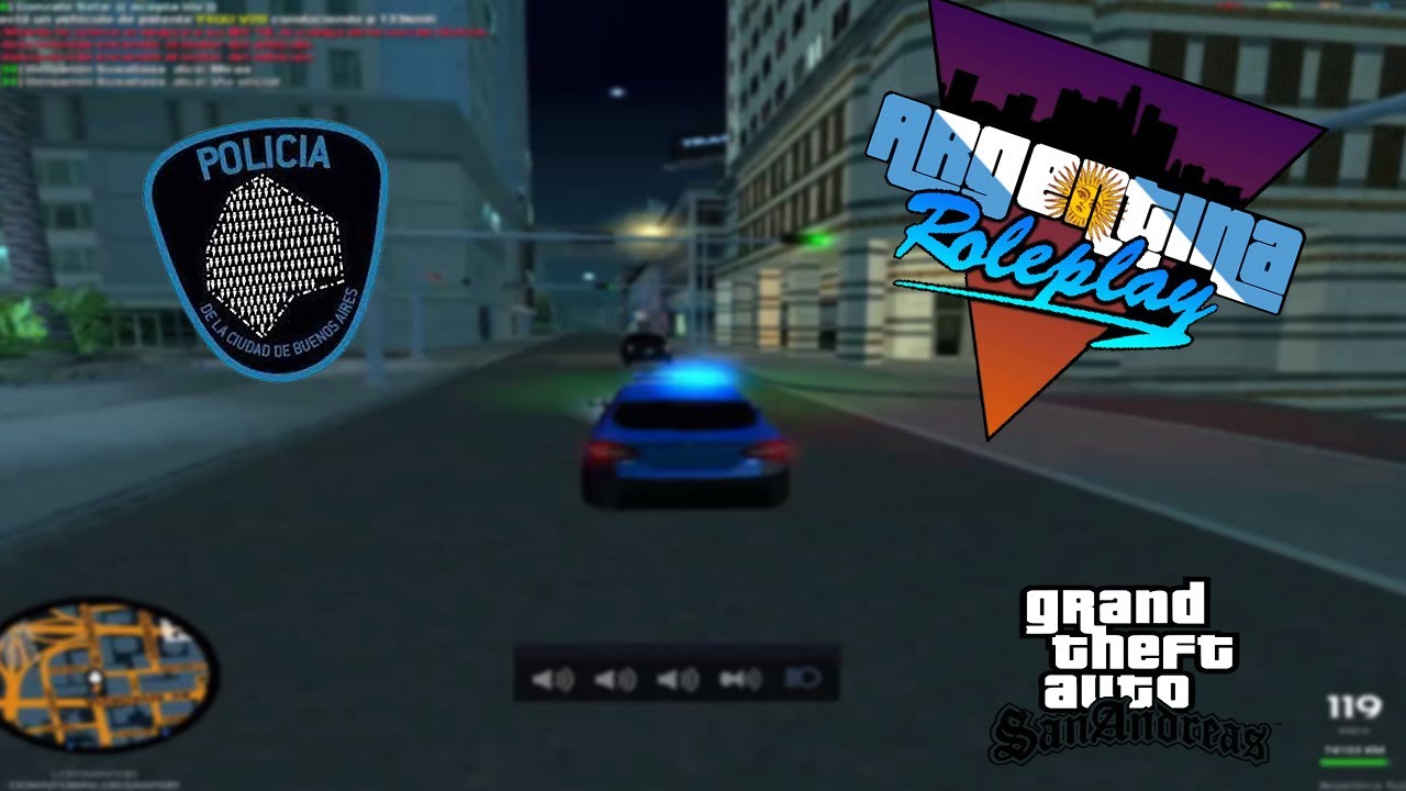 Así Se Siente Patrullar en Argentina Roleplay | MTA | GTA San Andreas