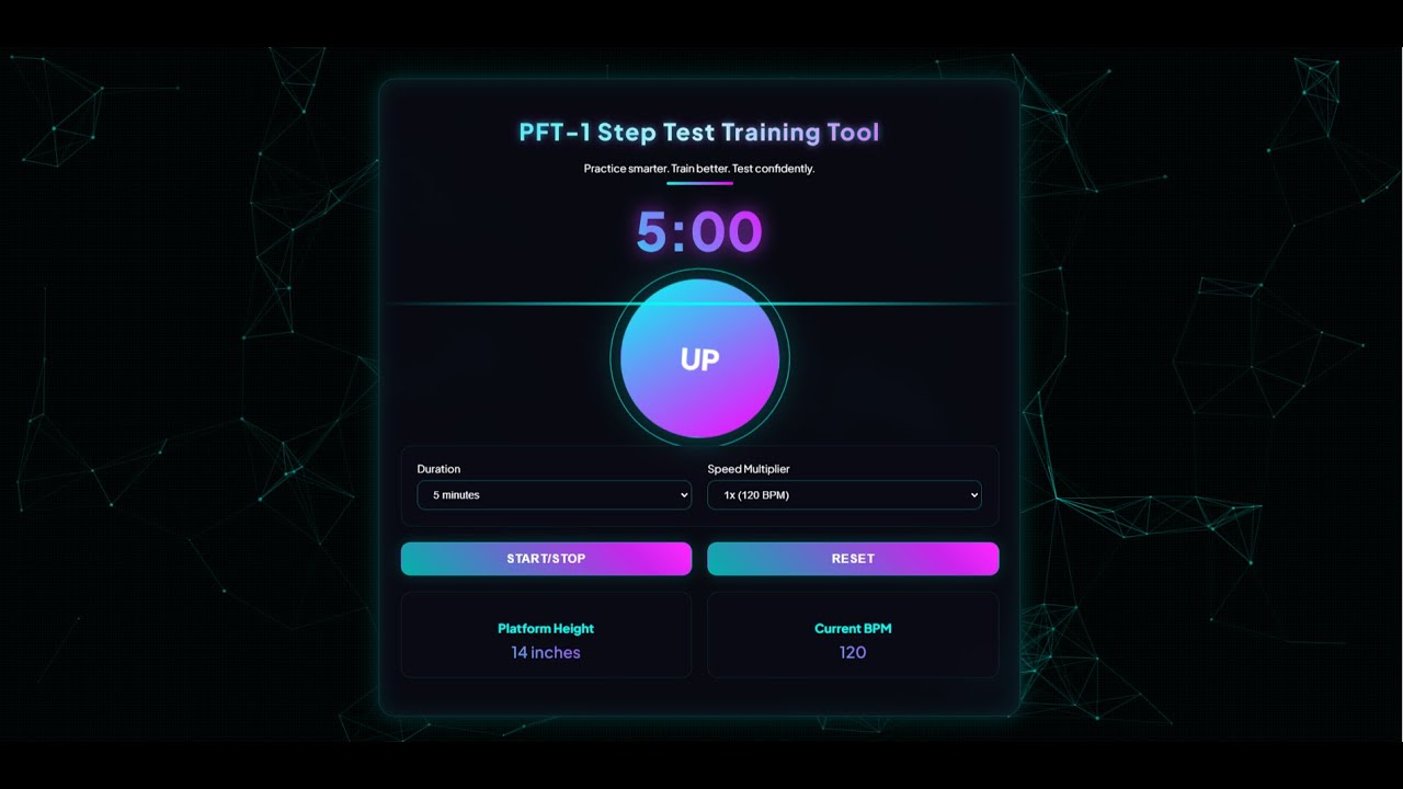 5 Minute Step Up Test Training Tool | Pass The US Customs Border Patrol PFT-1 Fitness Test