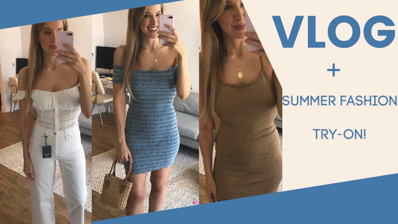 VLOG + Summer Fashion Try-On Haul