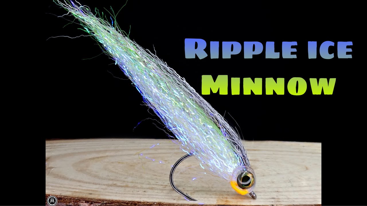 Fly tying RIPPLE ICE MINNOW STREAMER by Jorge G