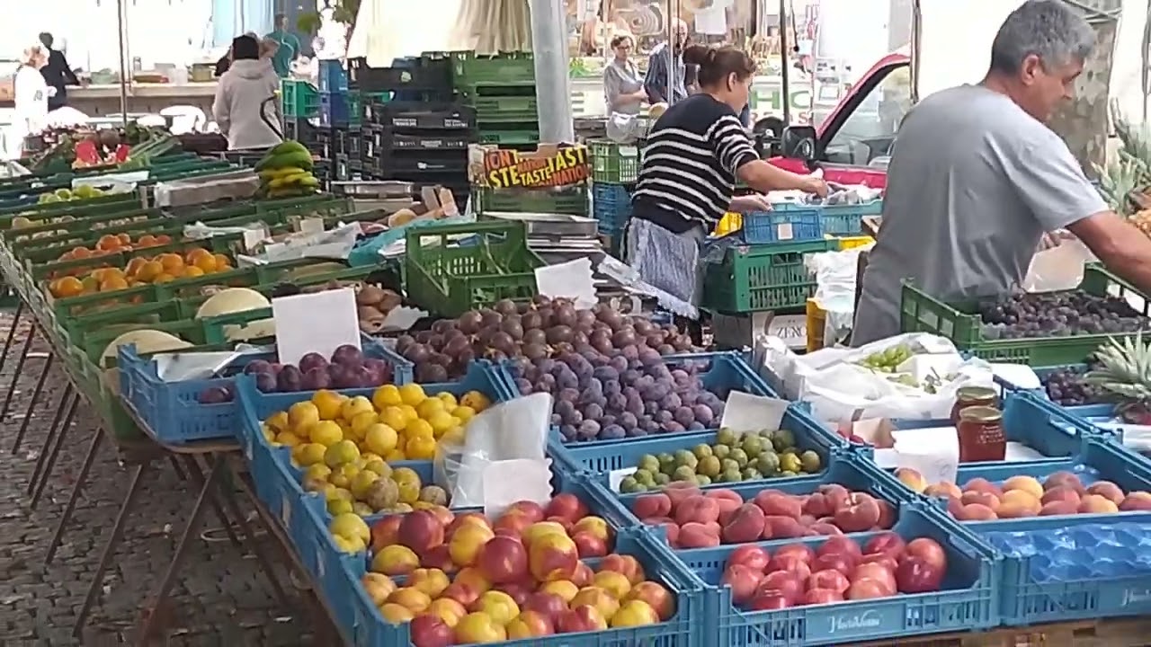 Espinho, Aveiro, Portugal. Área metropolitana do Porto. Feira semanal de Espinho.