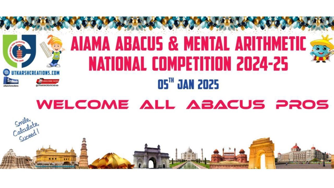 🔴 LIVE : Utkarsh Creations Abacus National Competition 2024