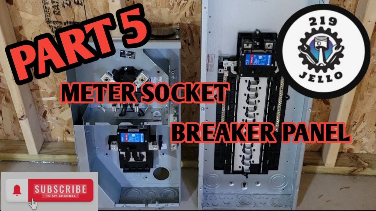 Meter Socket & Main Breaker Panel Installation