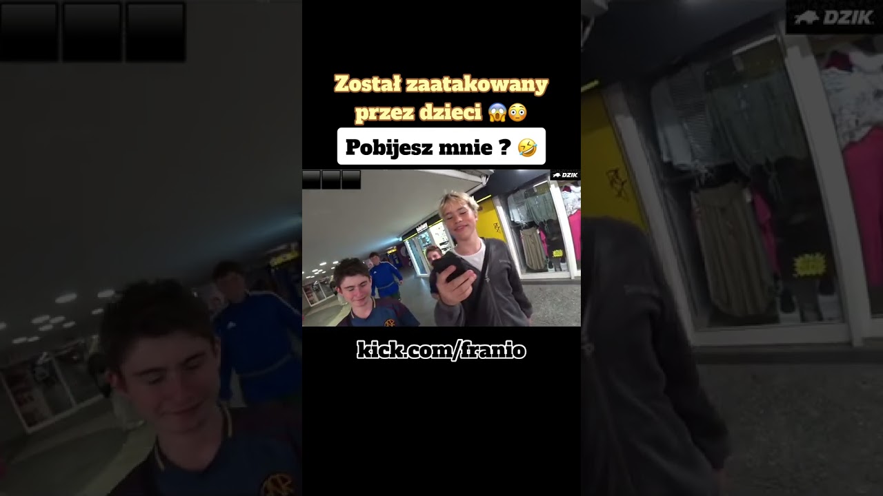 Został zaatakowany przez dzieci kick.com/franio #twitch #twitchclips