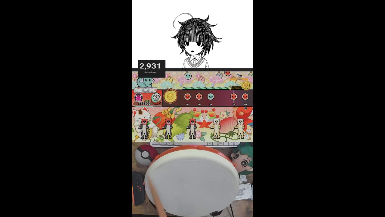 Taiko no Tatsujin with A Drum  #shorts #太鼓の達人