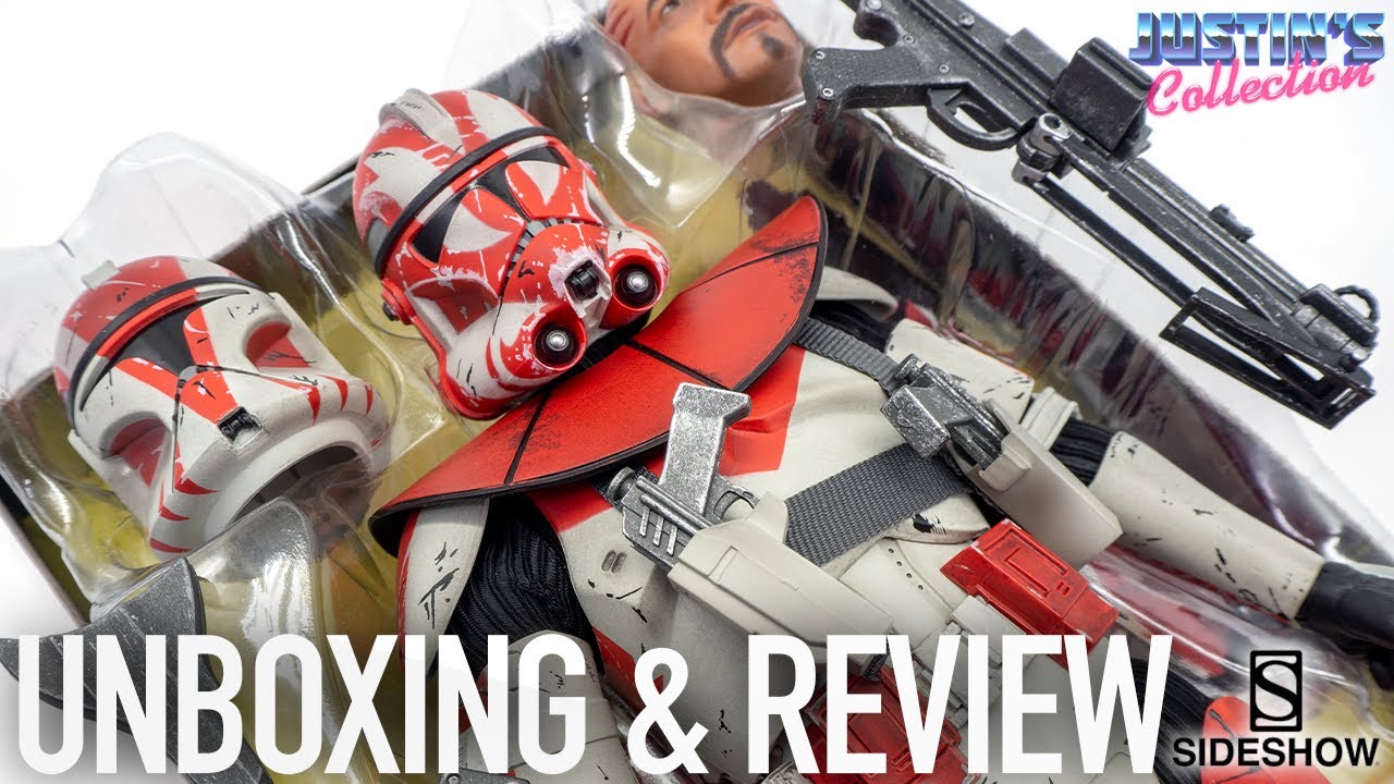 Clone Wars Commander Ganch Sideshow Collectibles Unboxing & Review