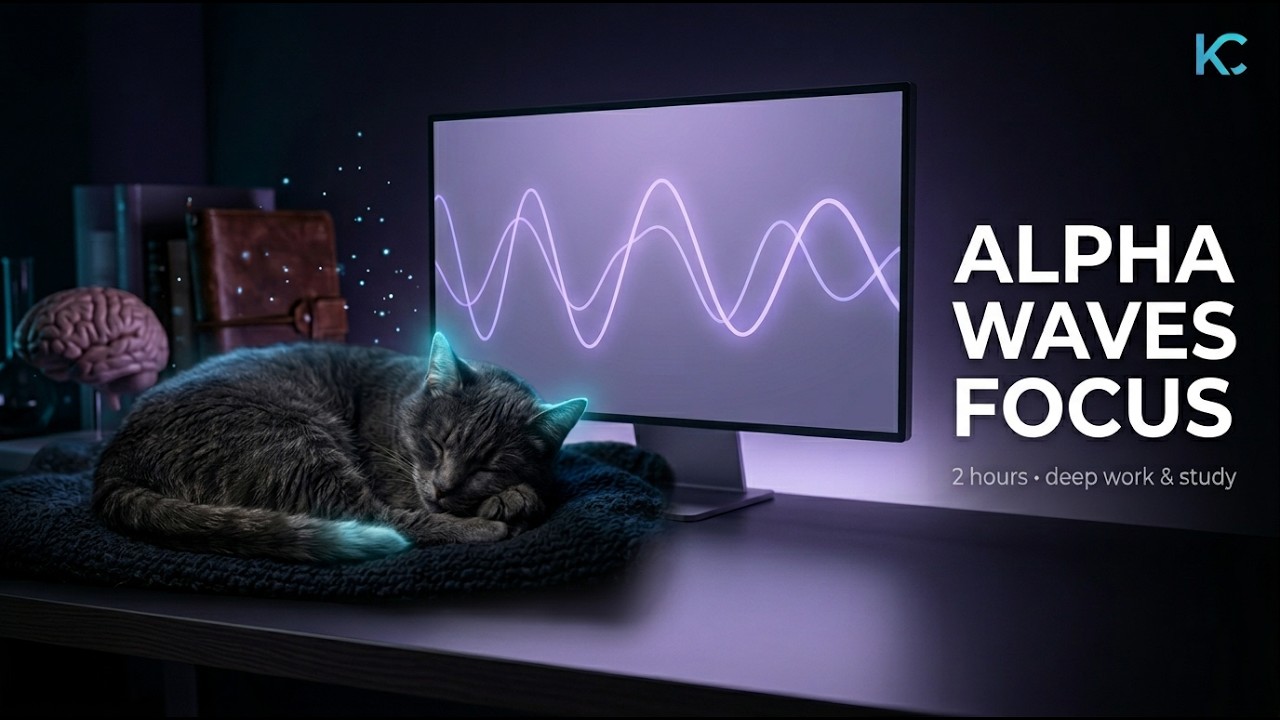 Alpha Waves Focus – 2 Hours of Deep Work & Study Music
