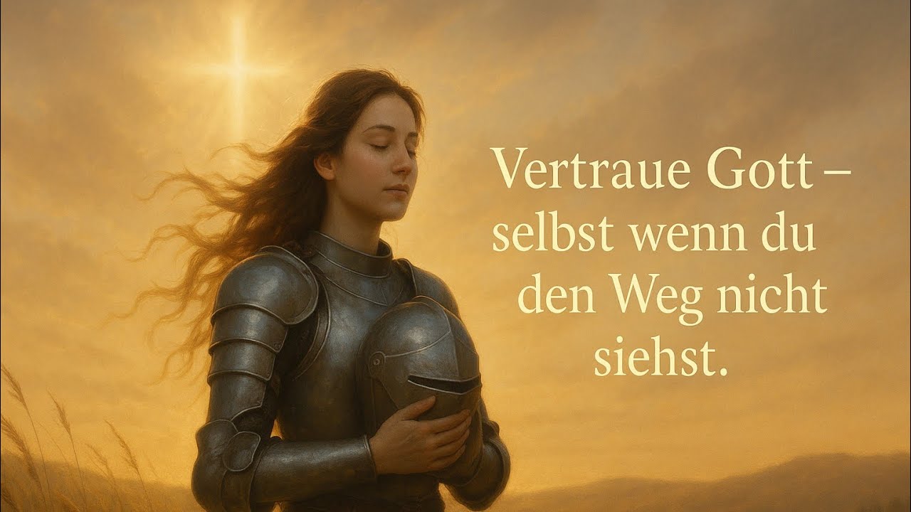 Vertraue Gott – auch wenn du den Weg noch nicht siehst 🙏✨