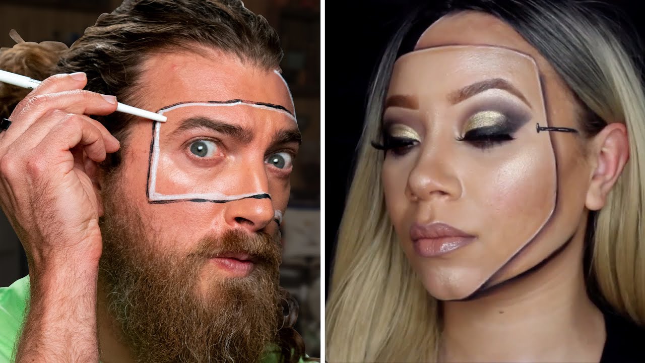 We Try Optical Illusion Makeup