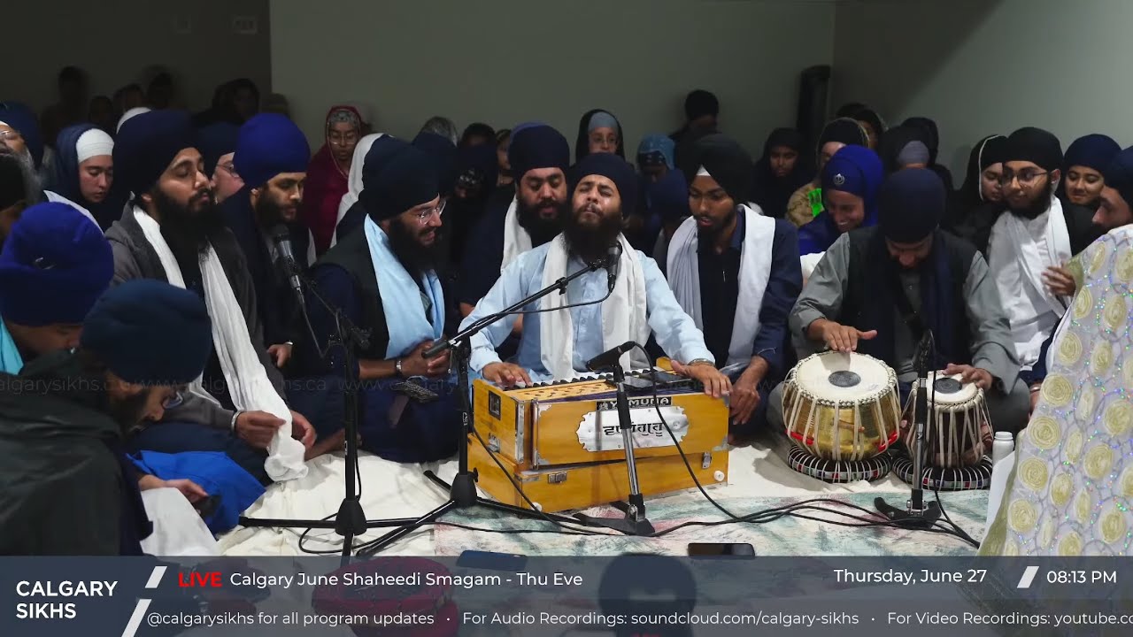 Calgary June Shaheedi Smagam 2024 - Thursday Eve