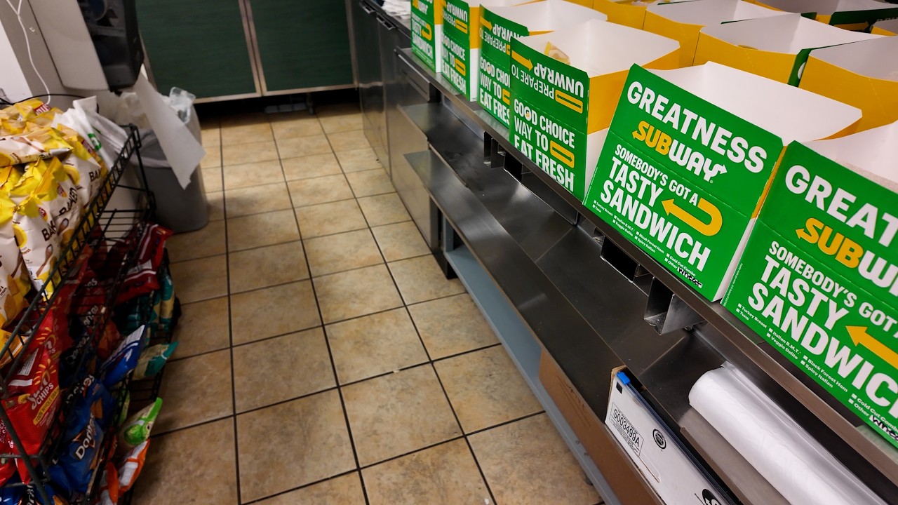 Working At Subway POV 30 Minutes Making Subs and Boxed Lunches