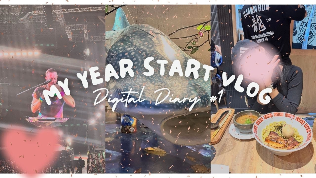 My January 2024 Digital Diary | Ocean park & Museum tours + Coldplay Concert!!!