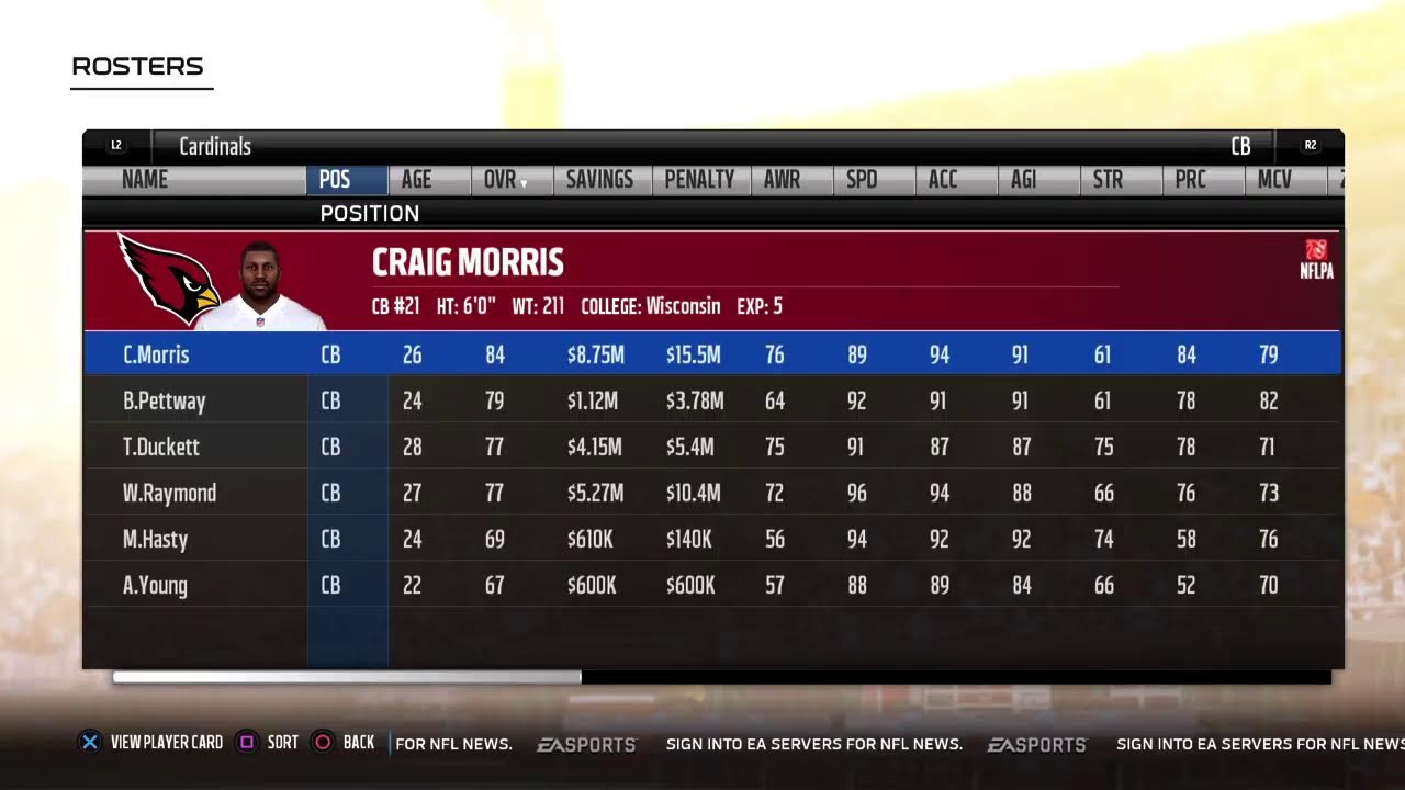S10 Current Rosters
