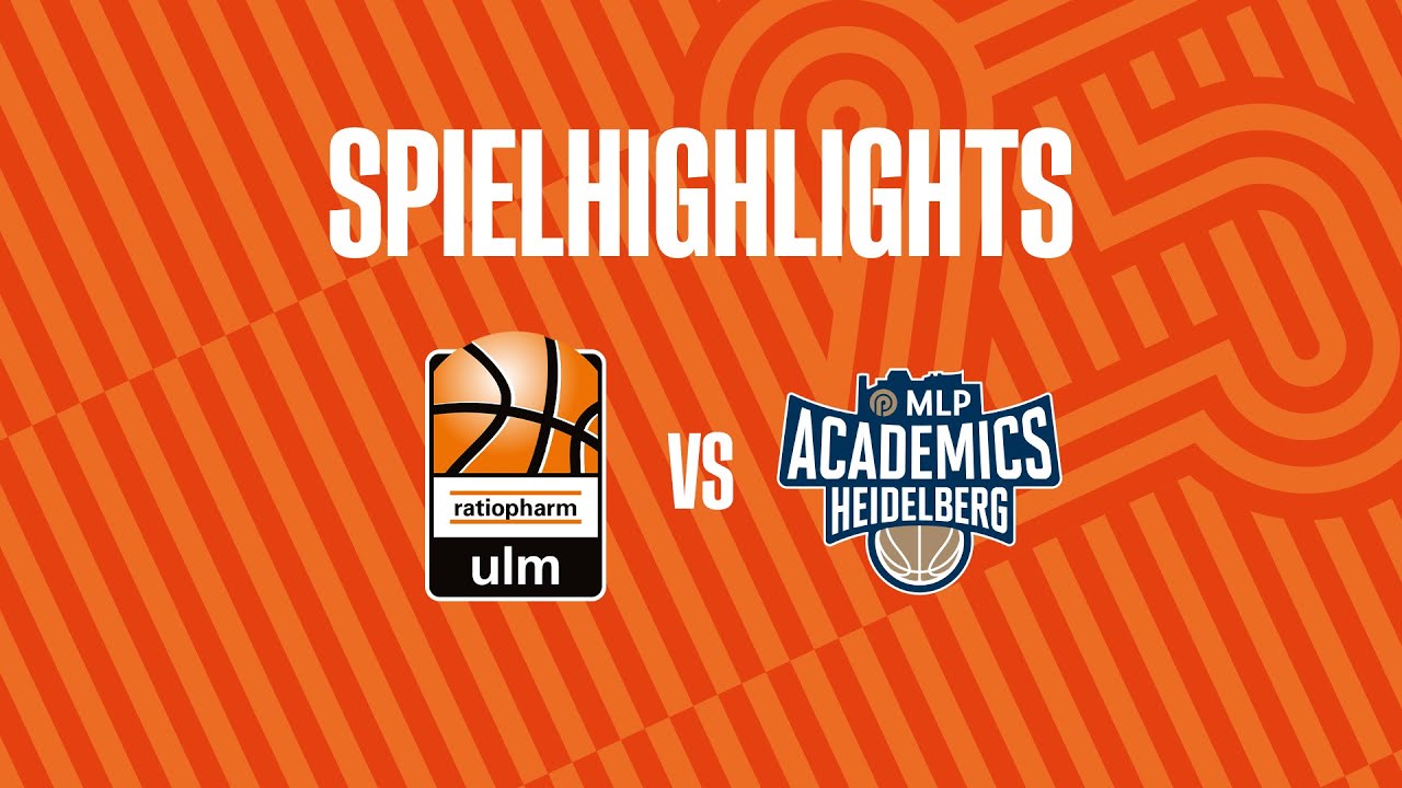 HIGHLIGHTS: ratiopharm ulm vs MLP Academics Heidelberg | 24.01.26