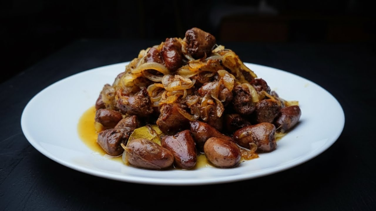 КУРИНЫЕ СЕРДЕЧКИ на СКОВОРОДЕ со ВКУСОМ ШАШЛЫКА. Идеальное БЛЮДО за 15 МИНУТ!