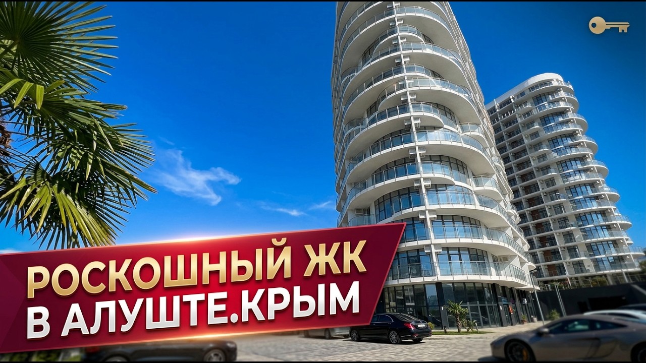 Обзор роскошного комплекса в Алуште с видом на горы и море!