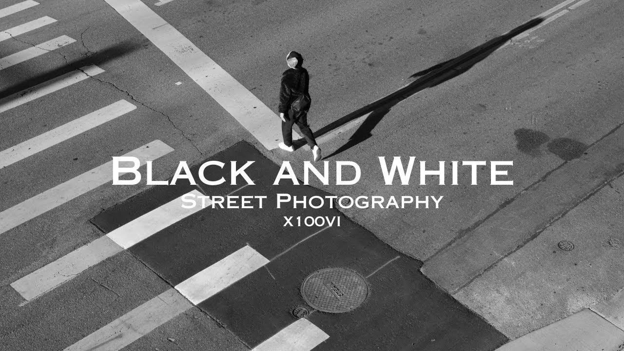 Black & White Relaxing Street Photography with Composition Breakdown | X100VI