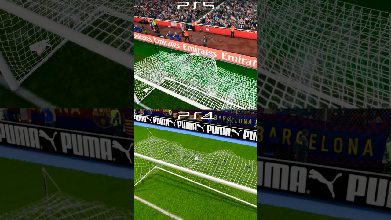 FC 26: PS4 vs PS5 Nets Physics #fc26