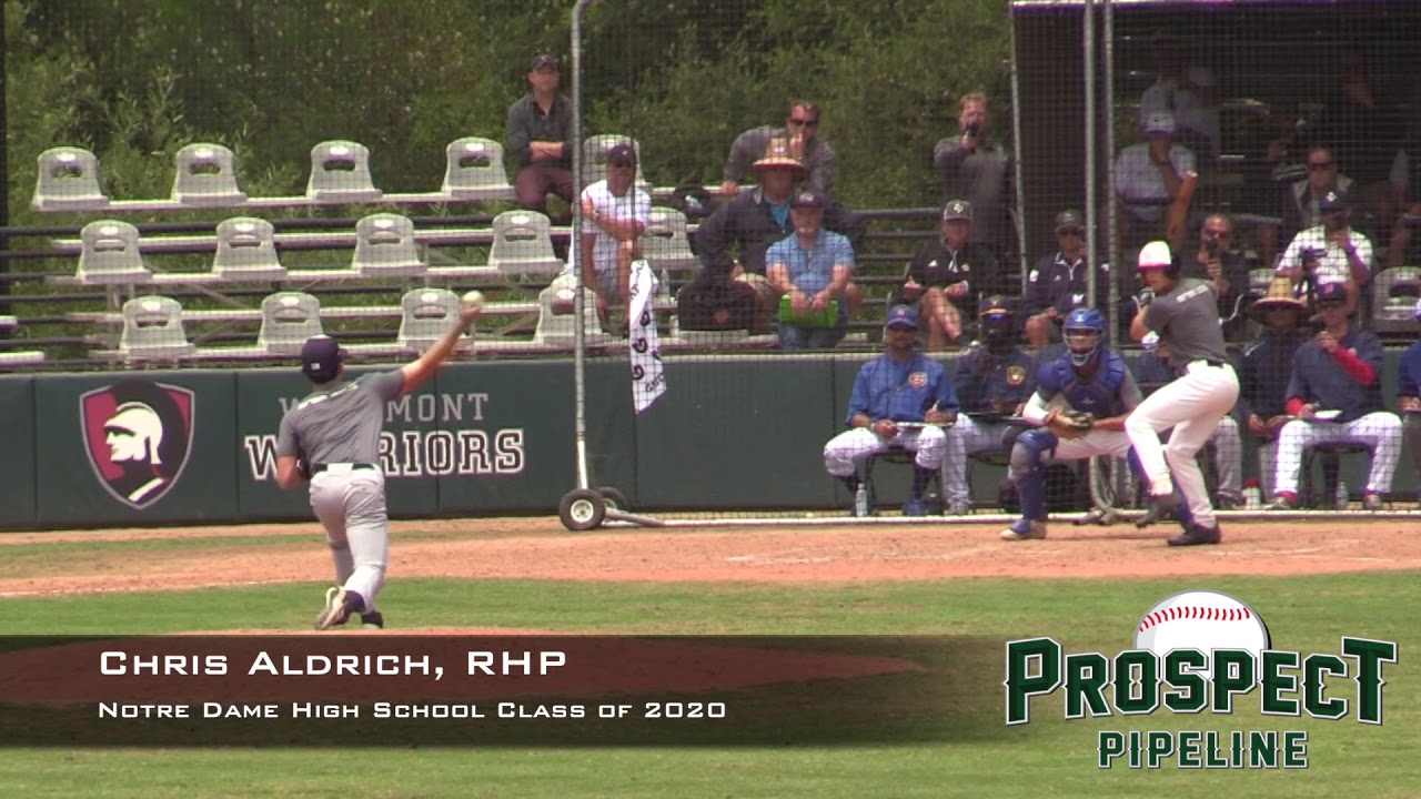 Chris Aldrich Prospect Video, RHP, Notre Dame High School Class of 2020