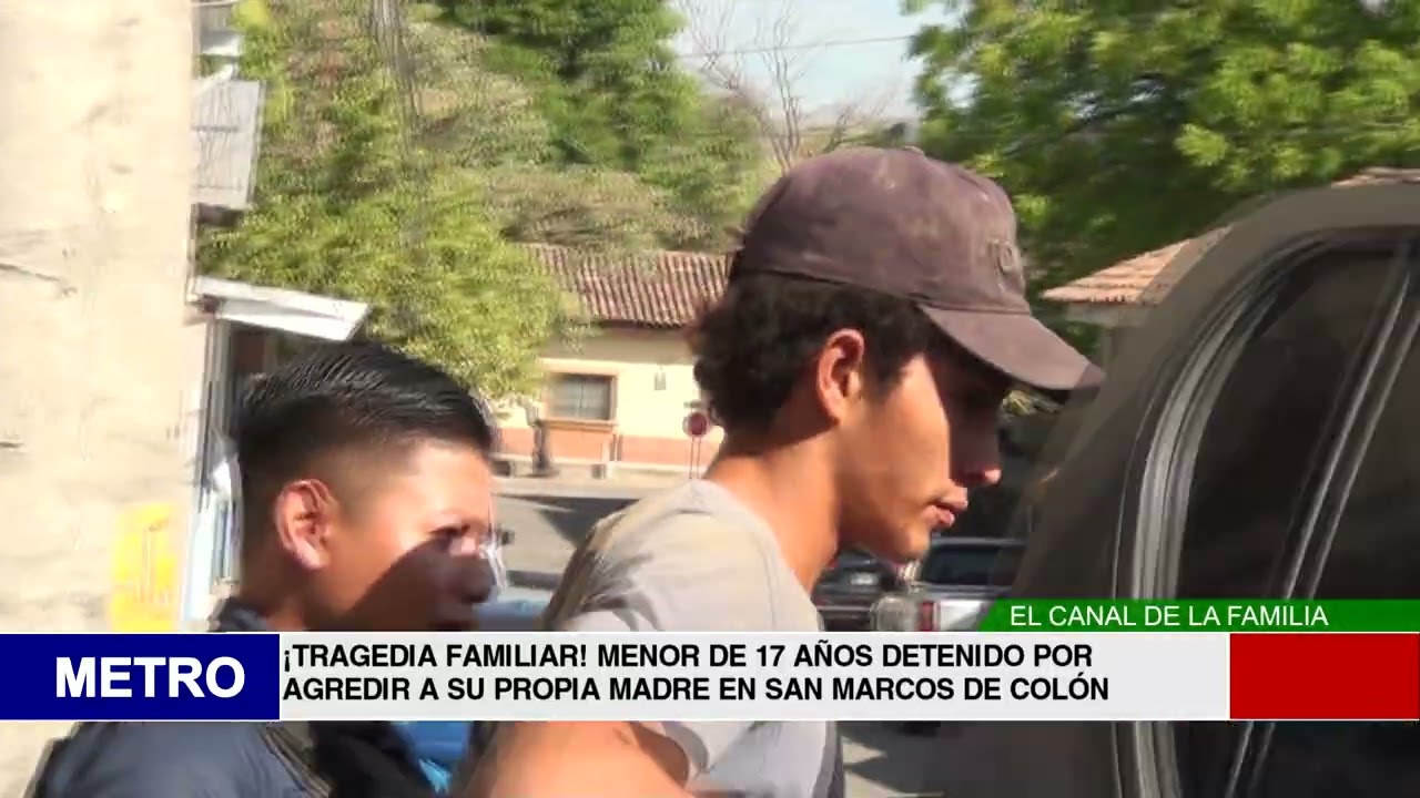 ¡TRAGEDIA FAMILIAR! MENOR DE 17 AÑOS DETENIDO POR AGREDIR A SU PROPIA MADRE EN SAN MARCOS DE COLÓN