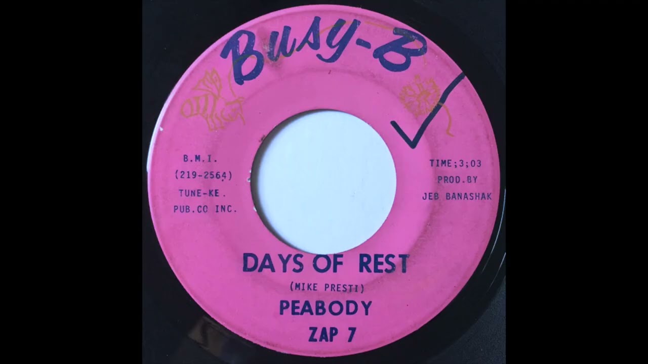 Peabody - Days Of Rest (1968 Lo-Fi Garage Psych Folk)