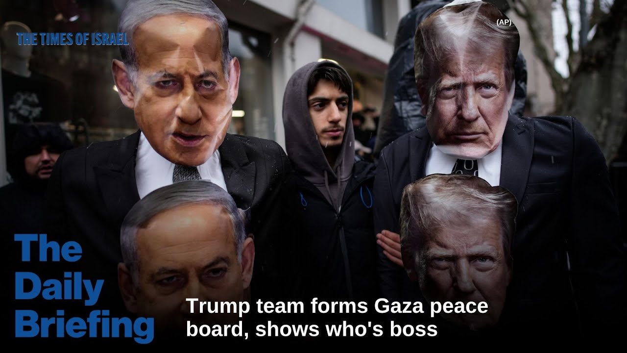 Day 836 - Trump team forms Gaza peace board, shows who's boss
