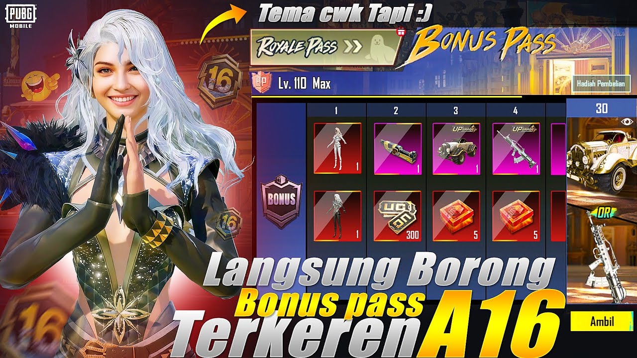 AKHIRNYA HADIR BONUS PASS A16 LANGSUNG UPGRADE YUK SISTEM HEMAT AJA SENJATA UPGRADE NYA QBZ BOLEH LA
