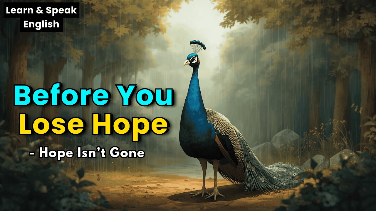 Before You Lose Hope | A Gentle Story About Fading Hope