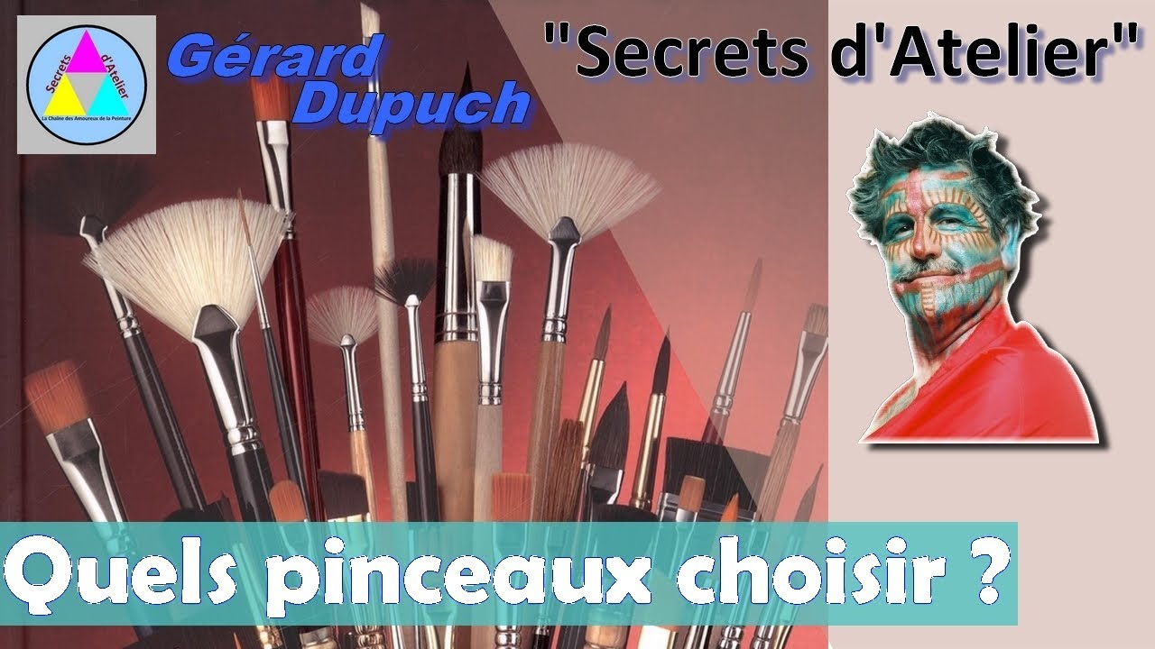 Quels pinceaux choisir pour débuter ?