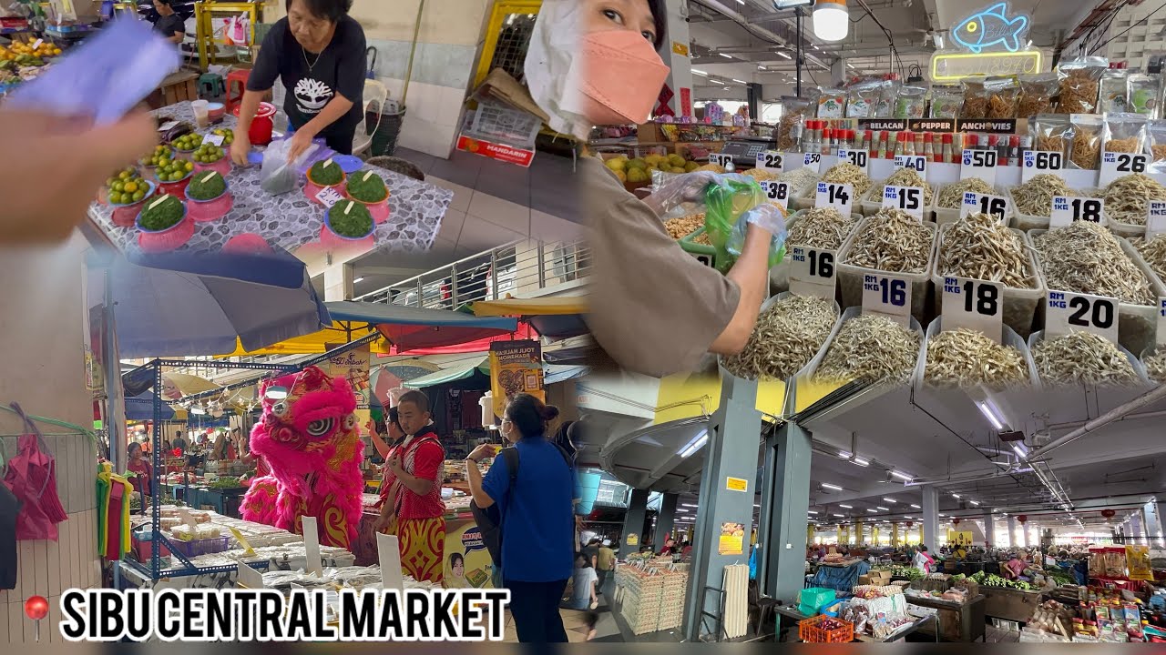 Membeli Belah Di Sibu Sentral Market // Ramai Orang Setiap Hujung Minggu