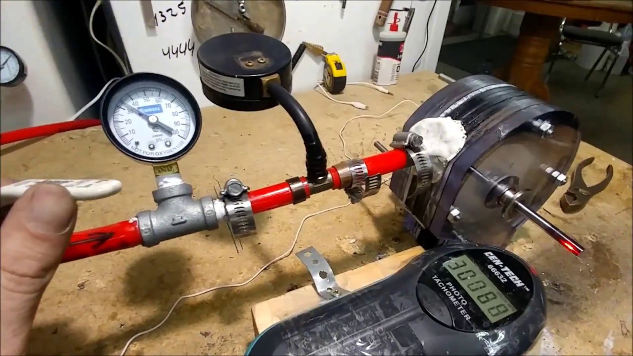 Extremely Efficient Tesla Turbine Variant turns Water Vapor into Ice!