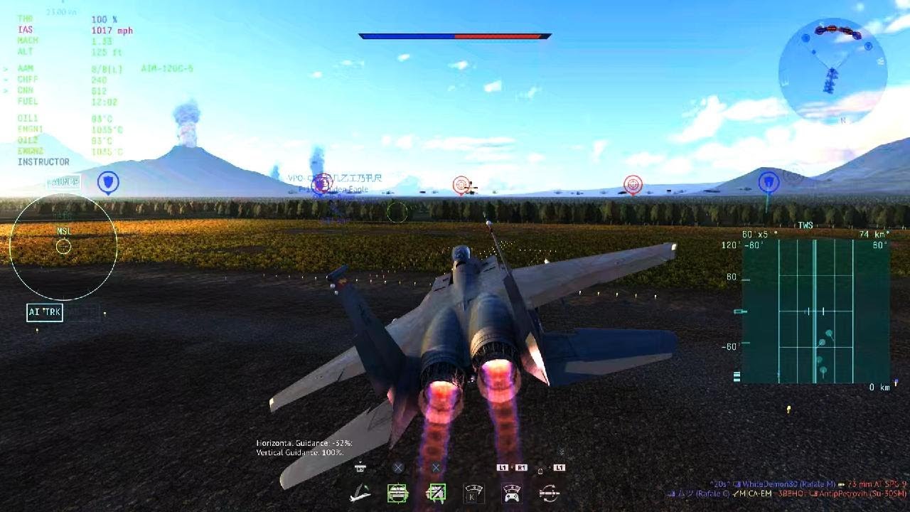 War Thunder volcano valley