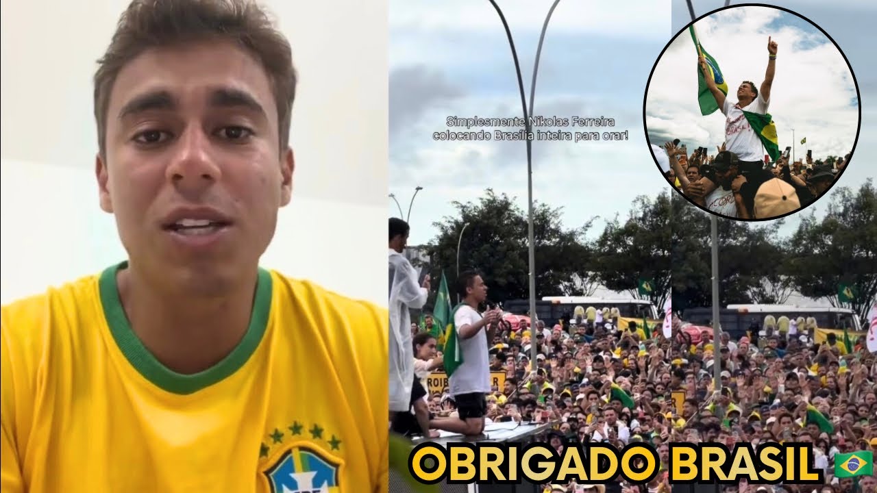 🛑🇧🇷 AGORA: NIKOLAS FAZ VÍDEO EMOCIONANTE E AGRADECE CADA BRASILEIRO PELO APOIO!