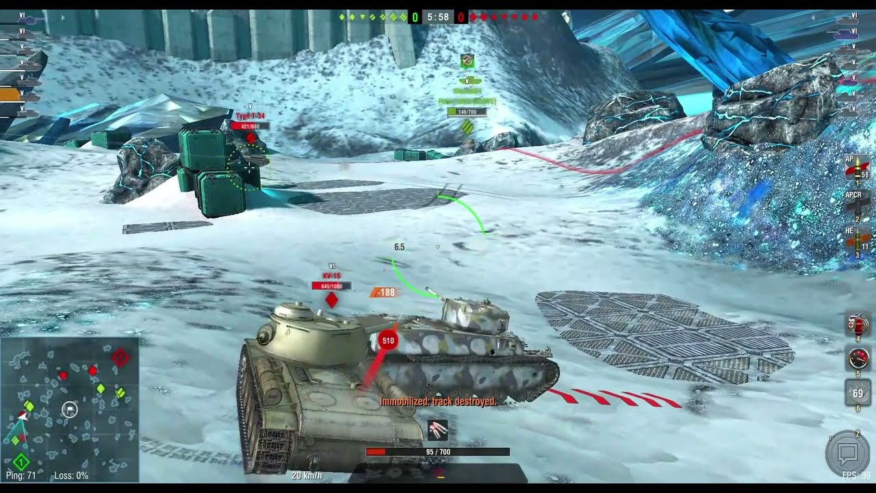 luck in a ASIAN server be like....(WoTb)