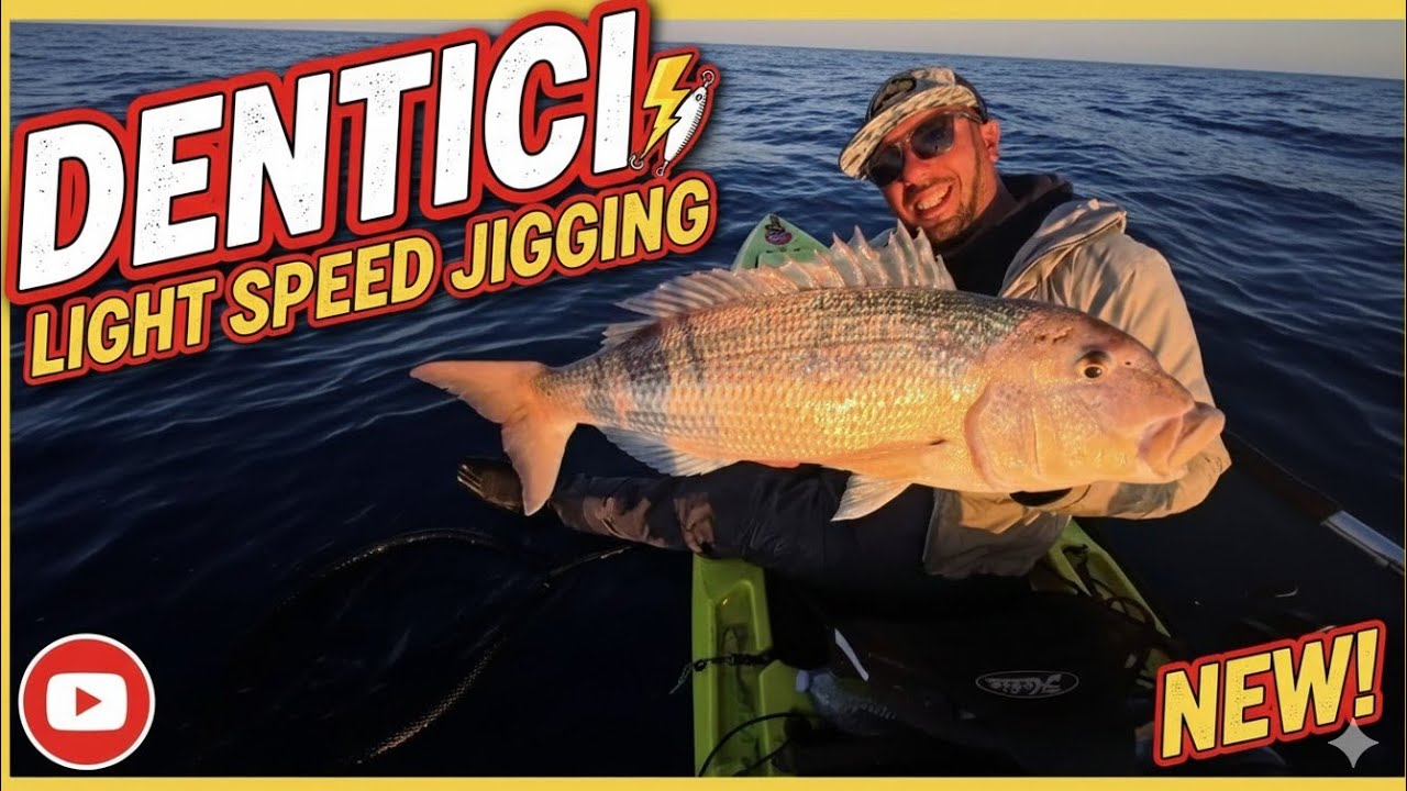 Quest' ESCA fa uscire PAZZI i DENTICI! Super STRIKE a LIGHT SPEED JIGGING! #fishing #fishingvideo
