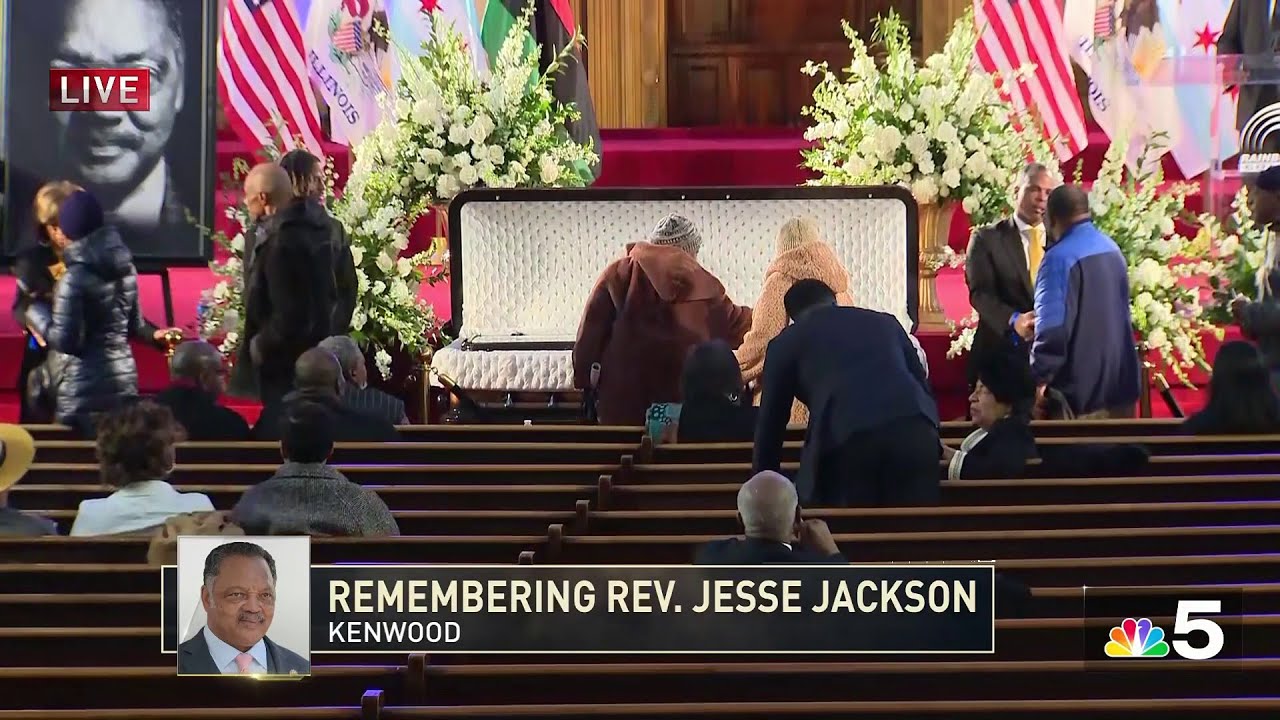 Remembering Rev. Jesse Jackson: Mourners pay respects to civil rights icon on Chicago's South Side